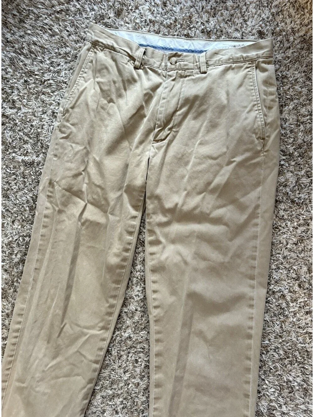 Polo Ralph Lauren Chino Pants Men's Size 32x30 Beige Classic Twill Straight Pony